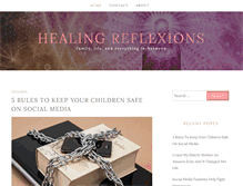Tablet Screenshot of healingreflexions.com